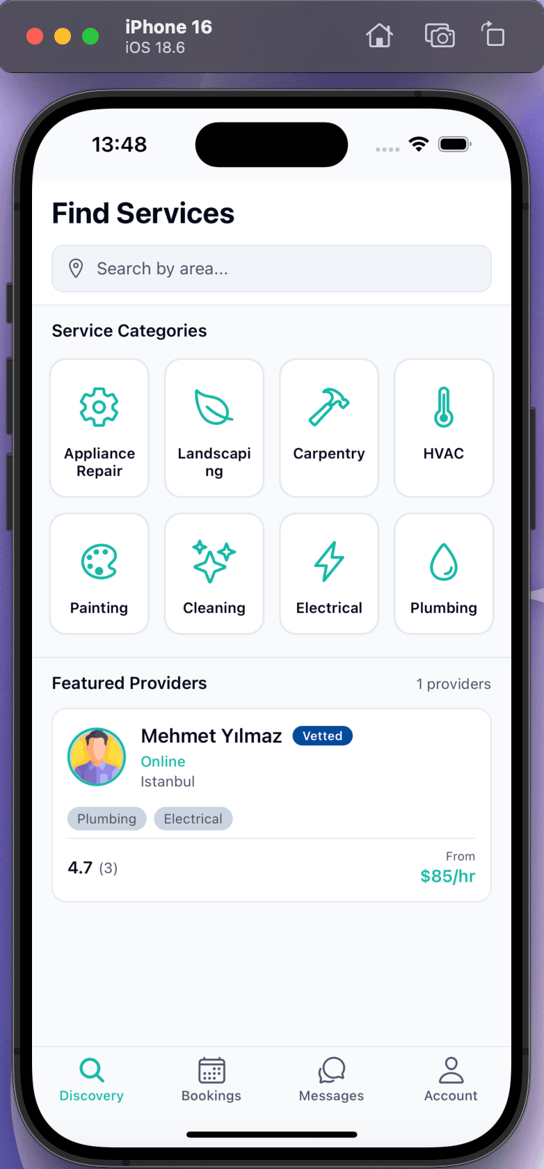 Hanova — Discovery / browse providers