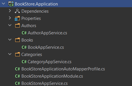 Application Folder Structure