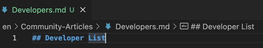 developer-list