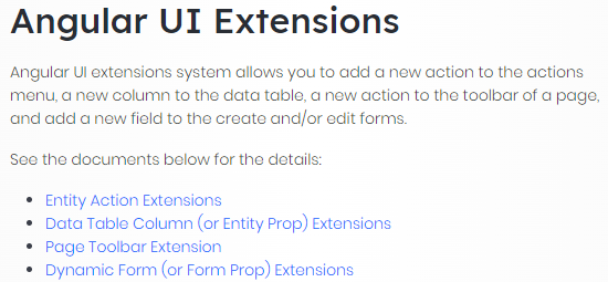 Extensions System Document