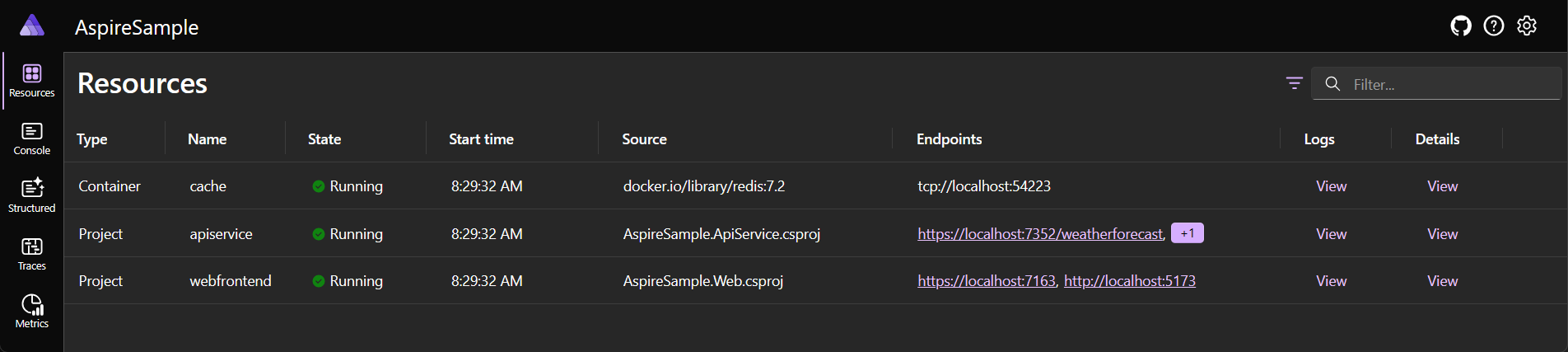 dotnet-aspire-dashboard