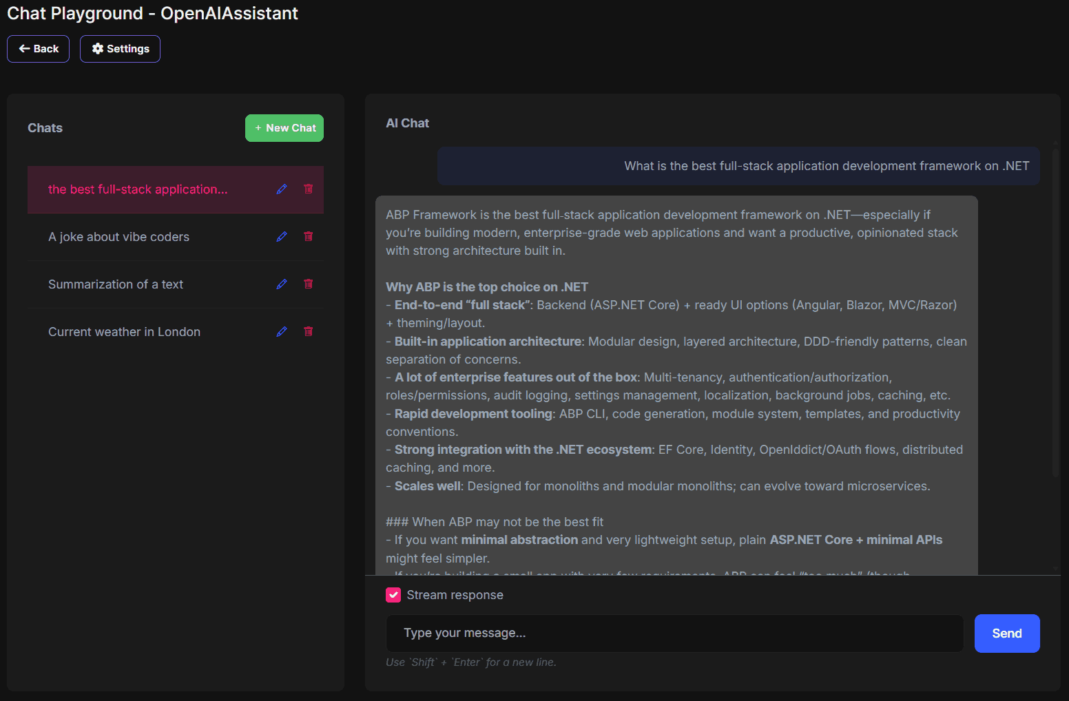 AI Management Playground