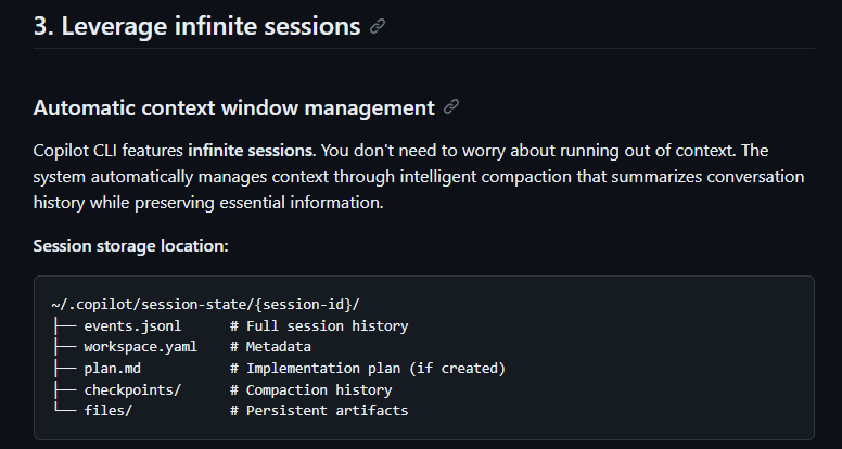 Infinite Sessions