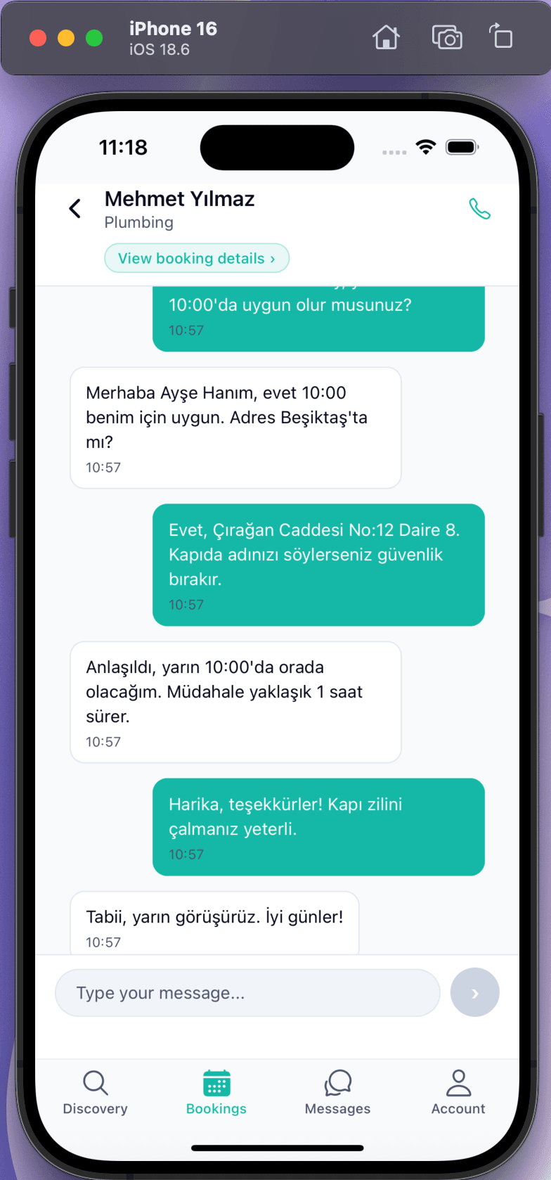 Hanova — messaging