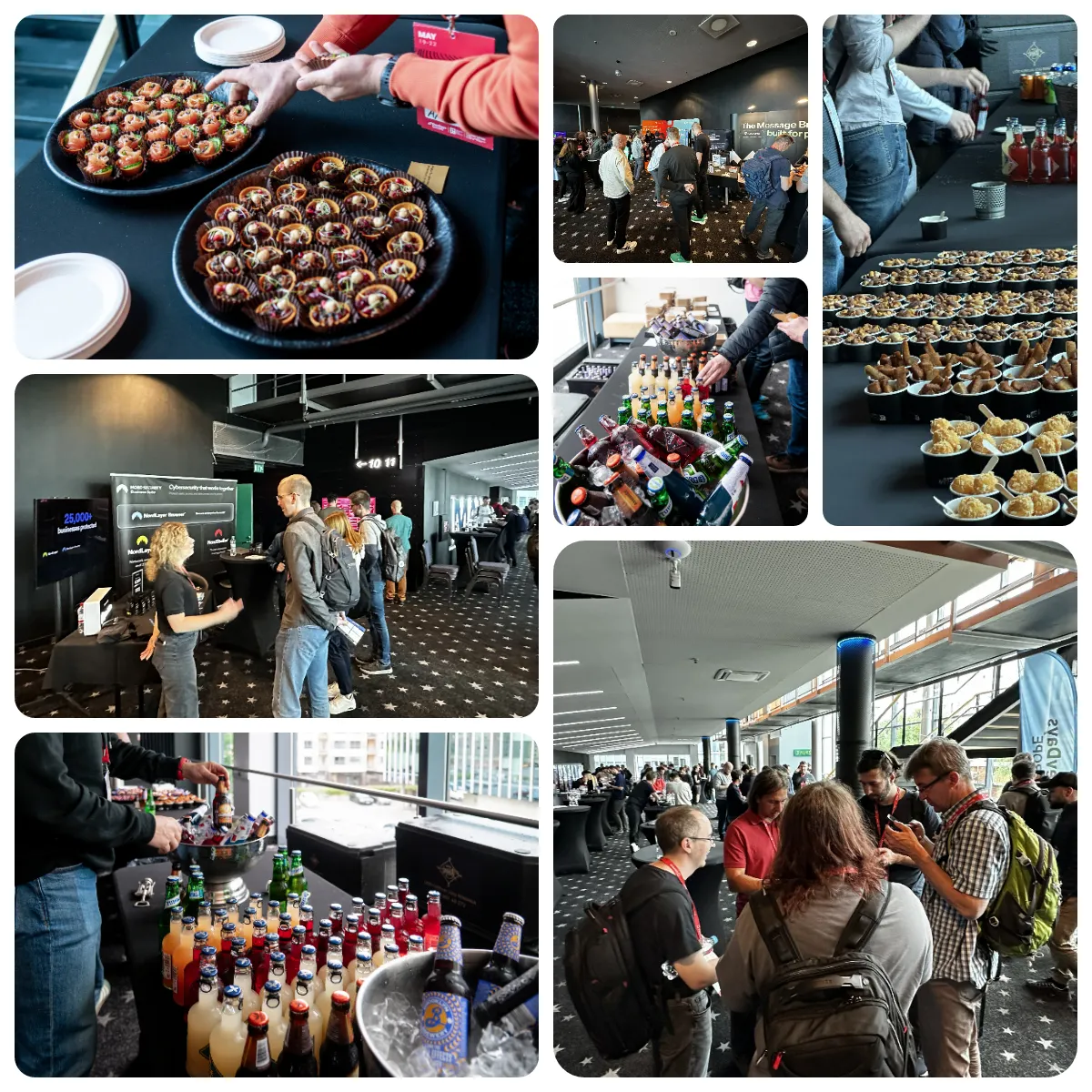 Networking during breaks