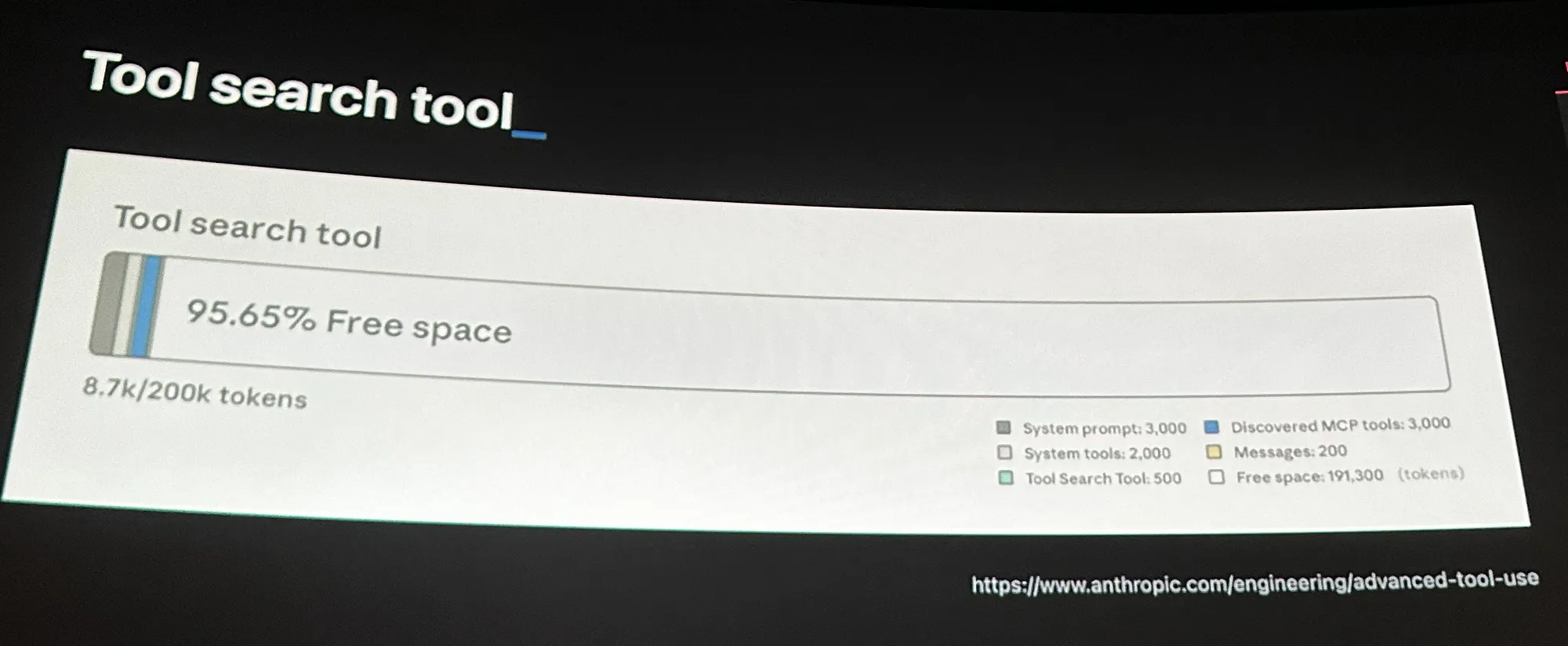 Claude tool search