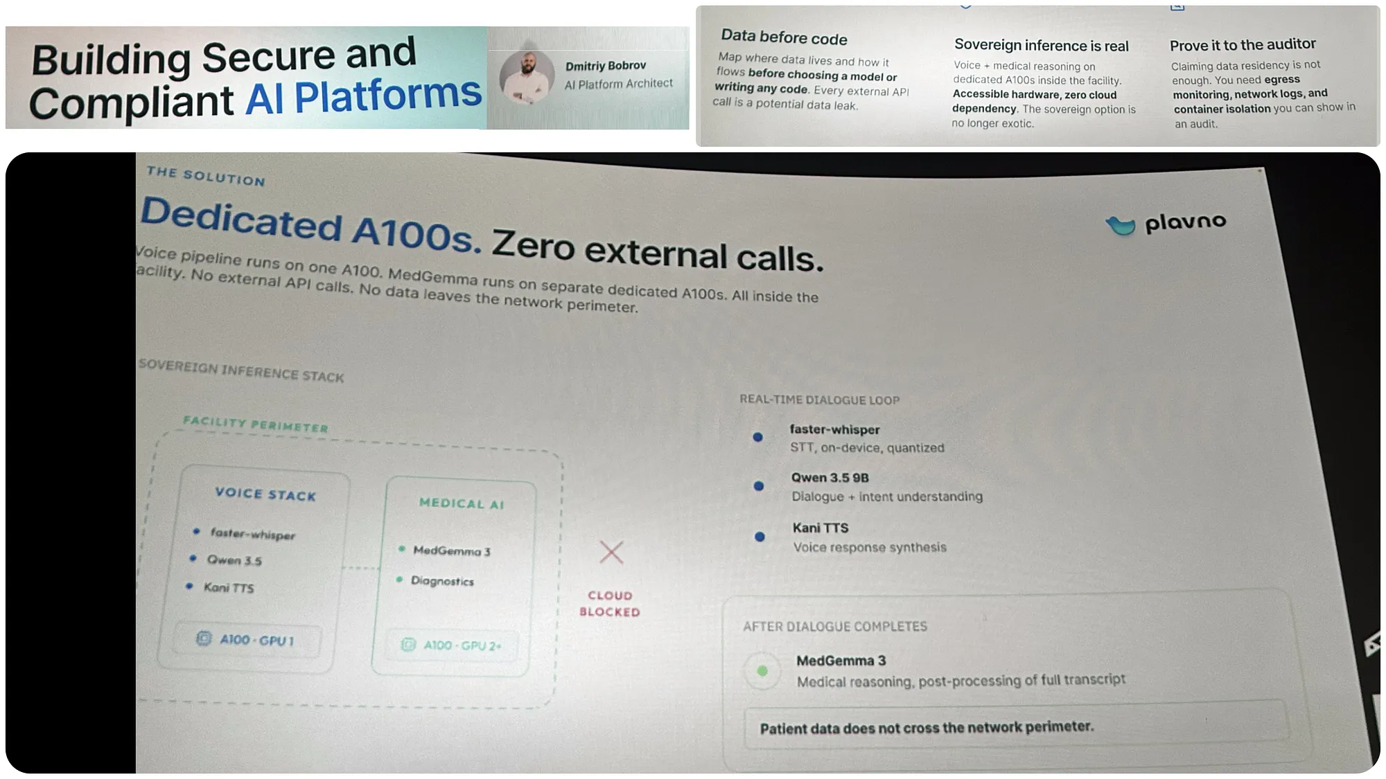 Building secure AI platforms talk