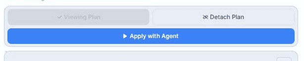 ABP Agent plan actions for viewing, detaching, or applying a plan