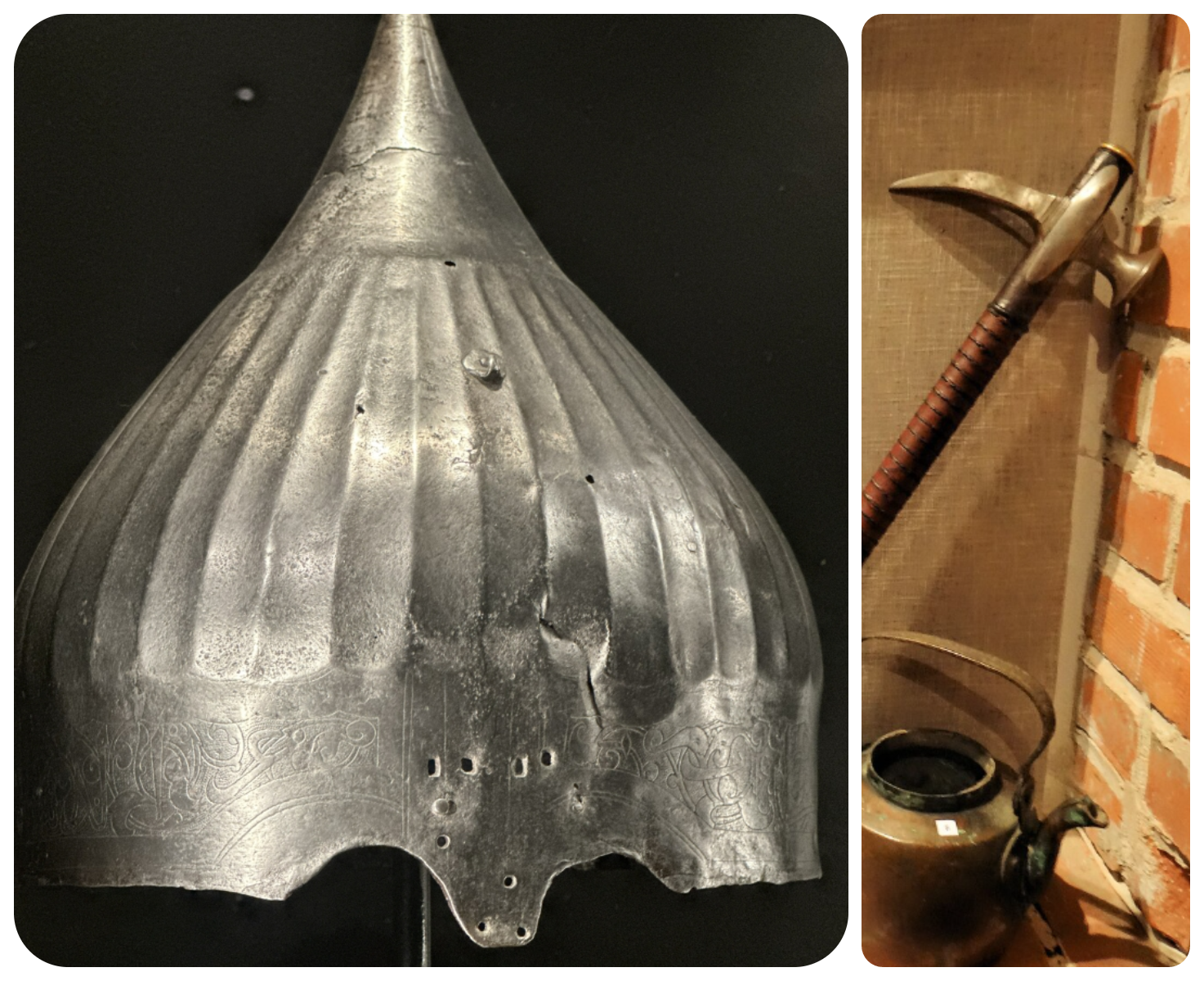 Broken Ottoman Turban Helmet