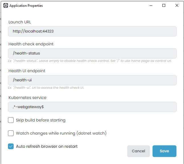 solutioın-runner-properties