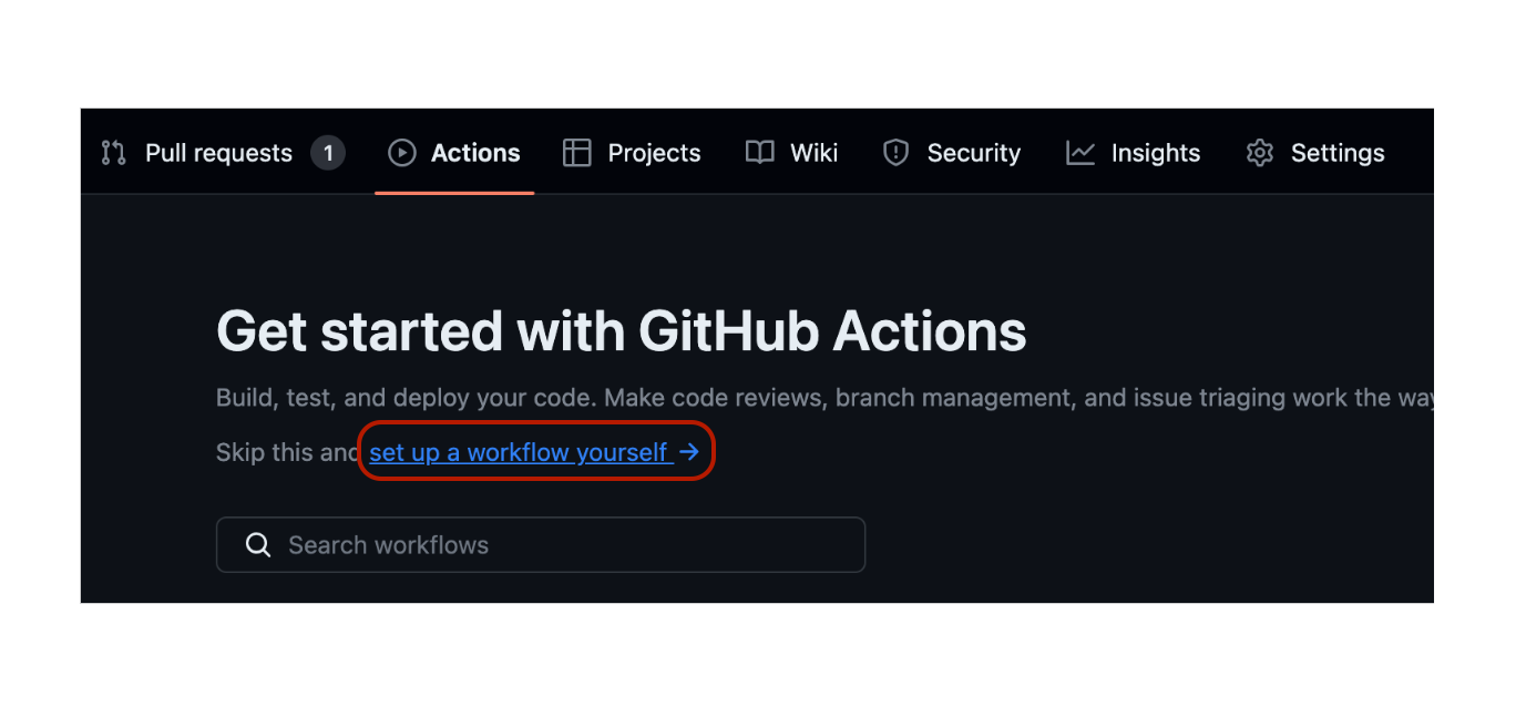 Set up this workflow