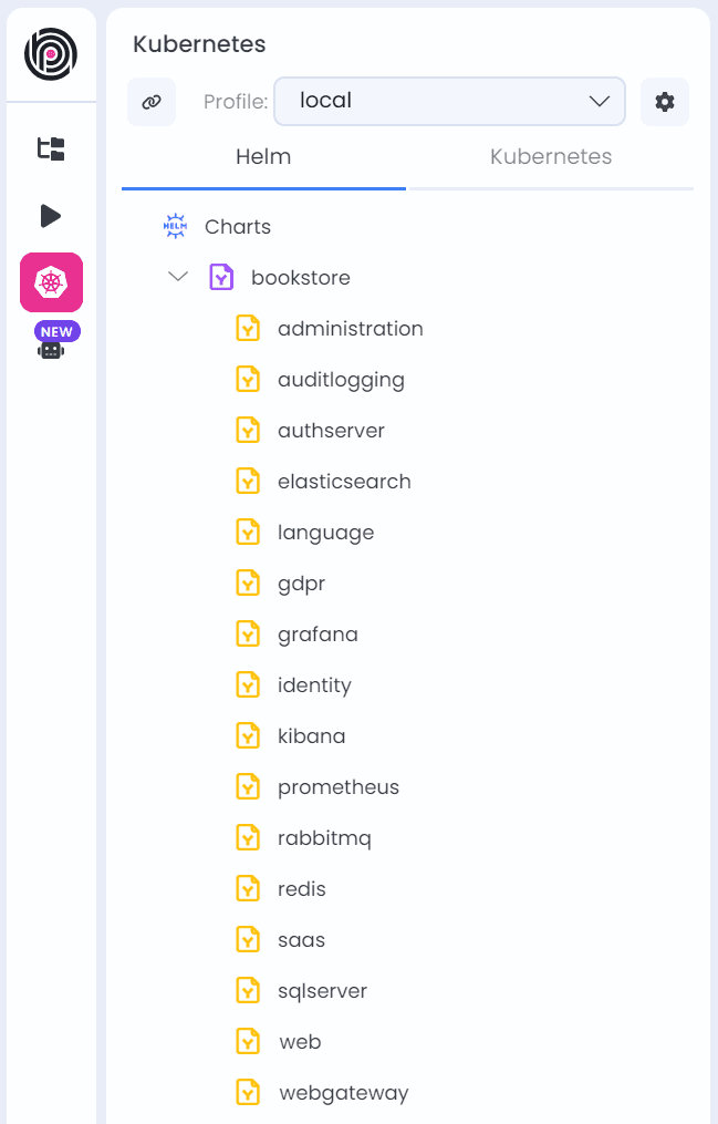kubernetes-integration-helm-panel