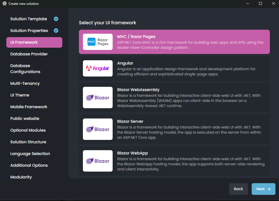 abp-studio-new-solution-dialog-ui-framework-mvc
