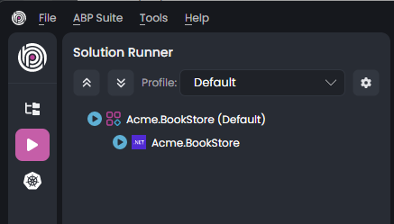 abp-studio-quick-start-example-applications-in-solution-runner