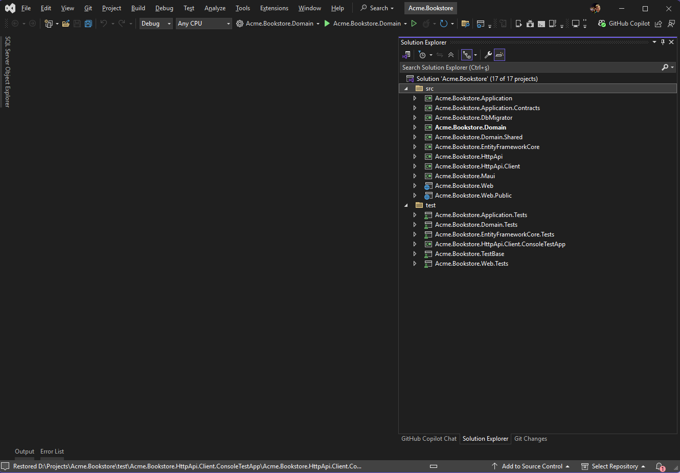 visual-studio-bookstore-application