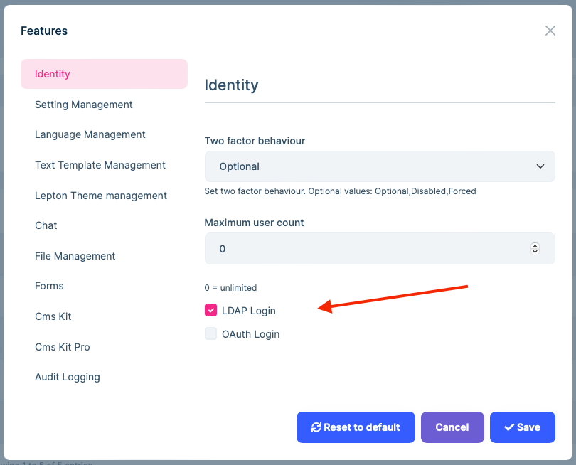 enable-ldap-feature