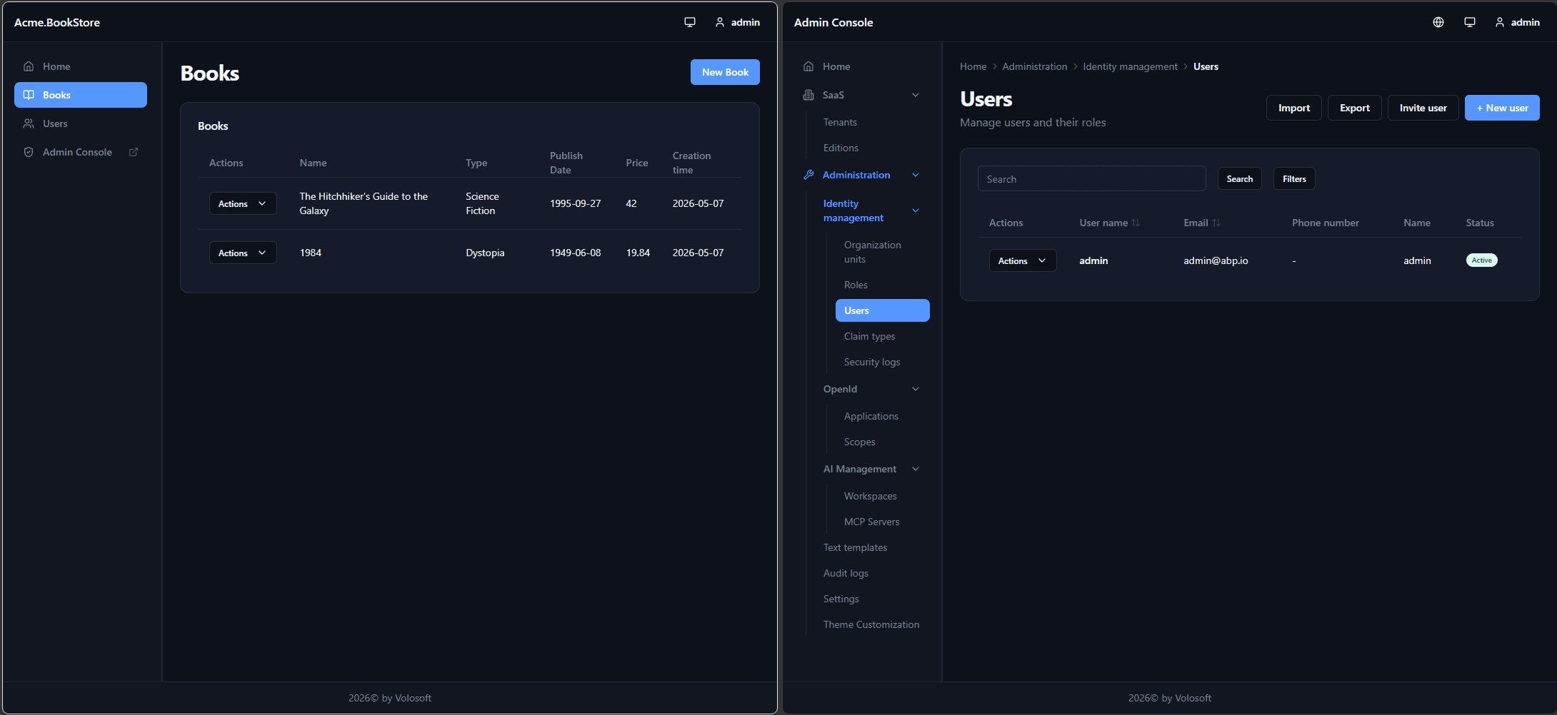 react-ui-and-admin-console