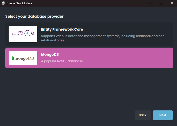 abp-studio-add-new-microservice-dialog-database-step-mongo
