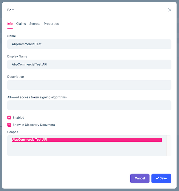 Identity Server Module (Pro) | ABP.IO Documentation