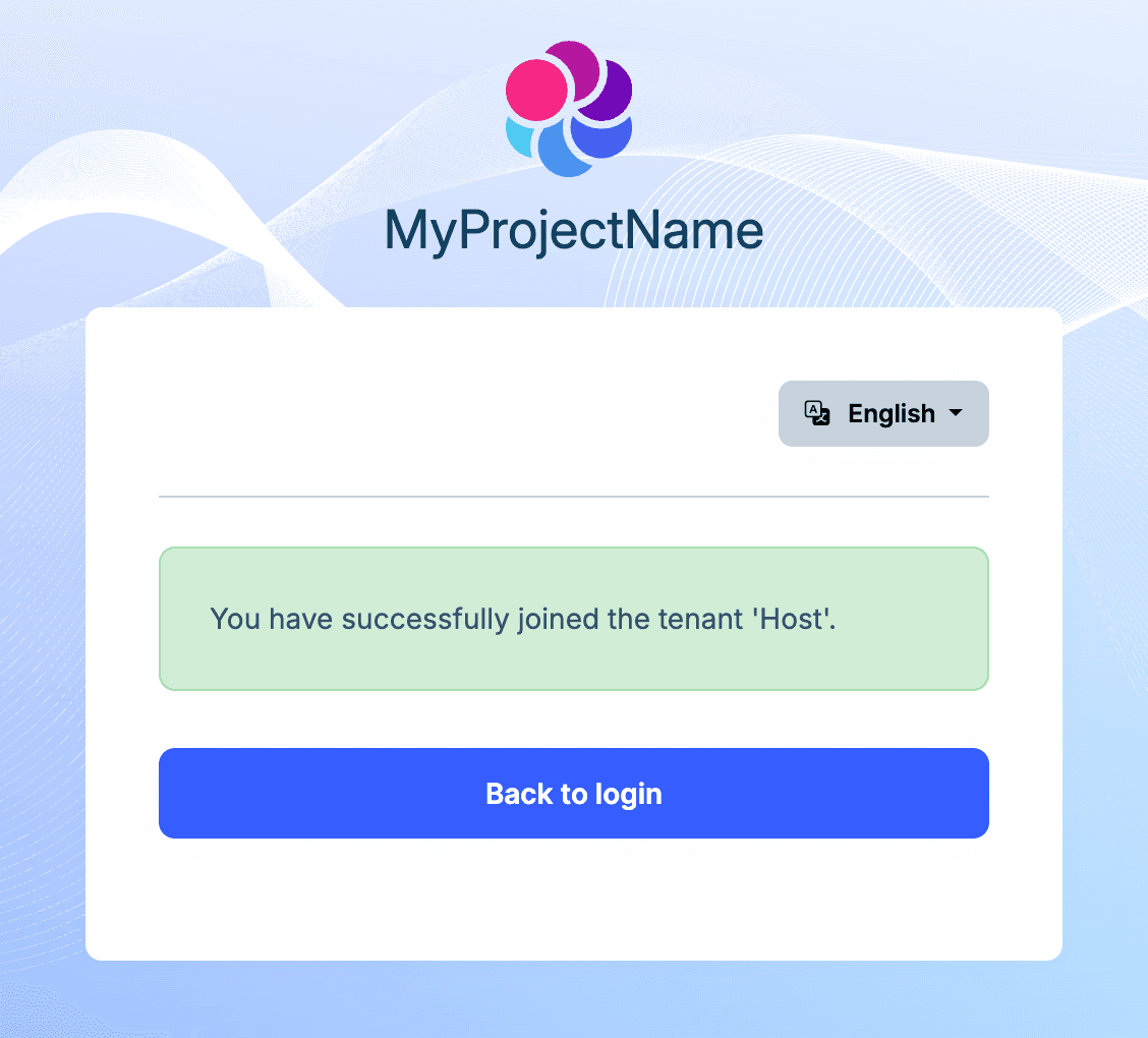 Accepted Invitation