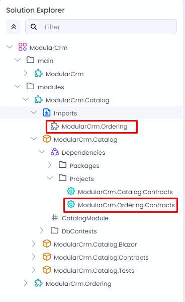 abp-studio-imports-and-dependencies