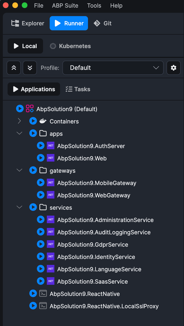 React Native Default Profile