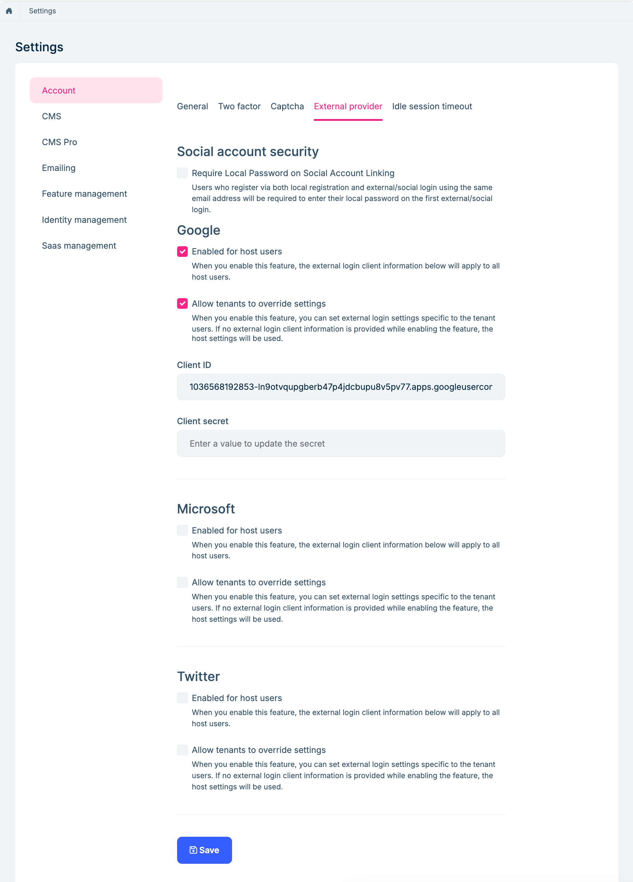 account-pro-external-login-settings