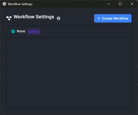 workflow-settings