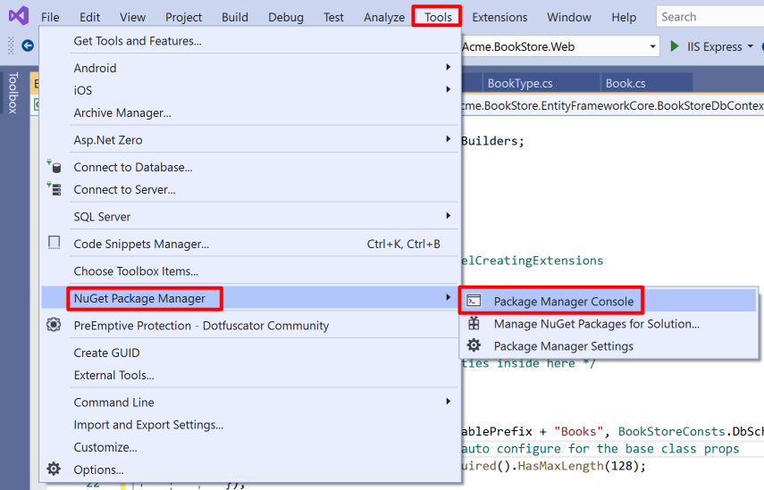 Package как открыть. Как открыть package. Package Manager Console Visual Studio 2022. Vs package Manager Console. Пакетный менеджер NUGET как найти.