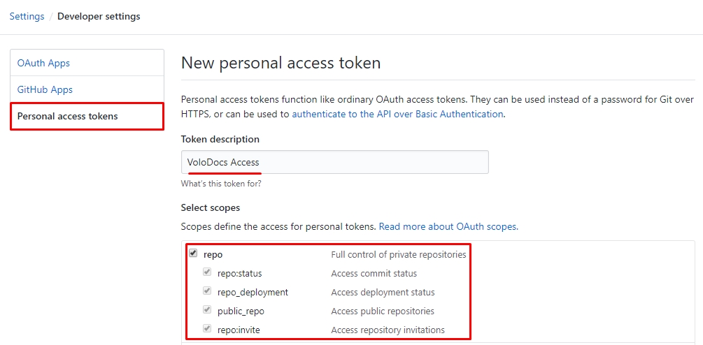 Retrieve GitHub Access Token for Private Repo