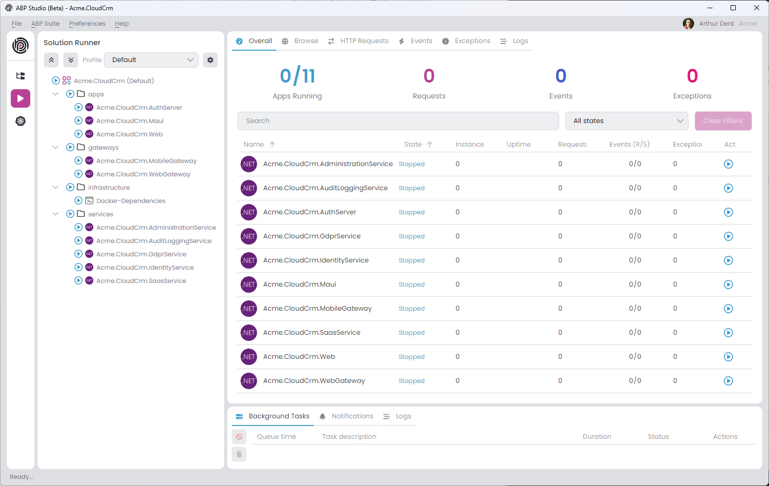 abp-studio-microservice-solution-runner