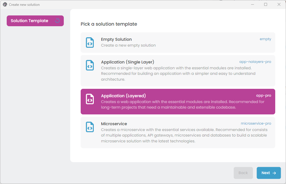 abp-studio-new-solution-dialog