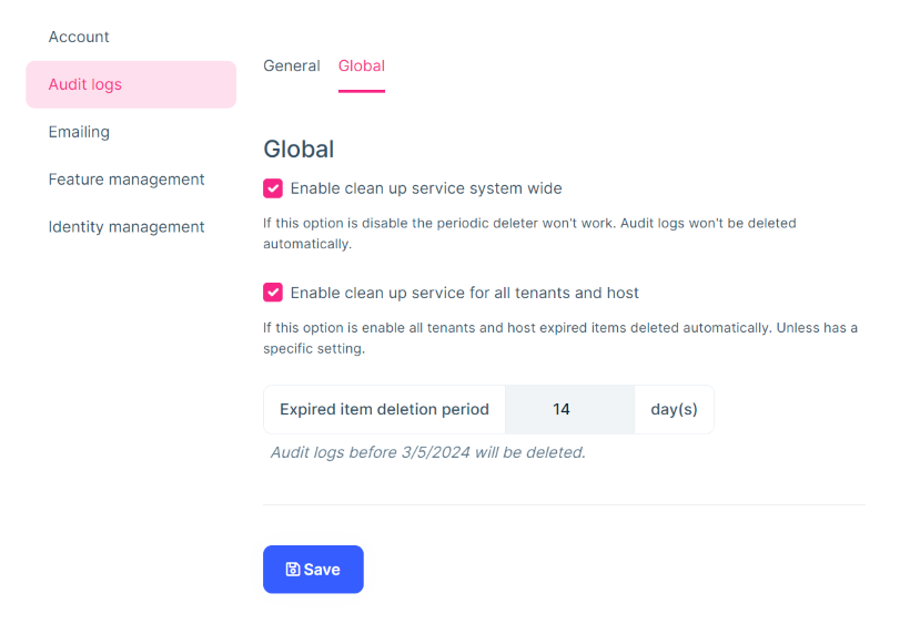 audit-logging-module-global-settings