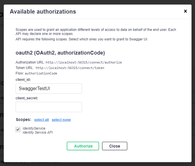 swagger-ui-authorization-modal