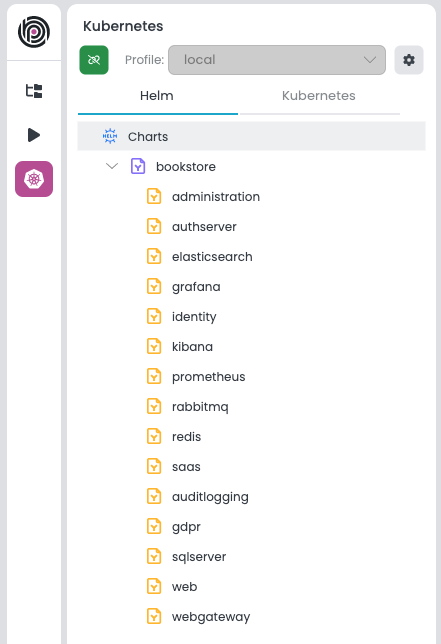 kubernetes-integration-helm-pane