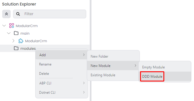 abp-studio-add-new-dd-module
