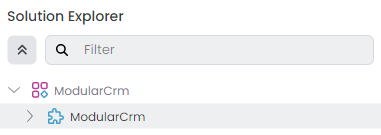 solution-explorer-modular-crm-initial