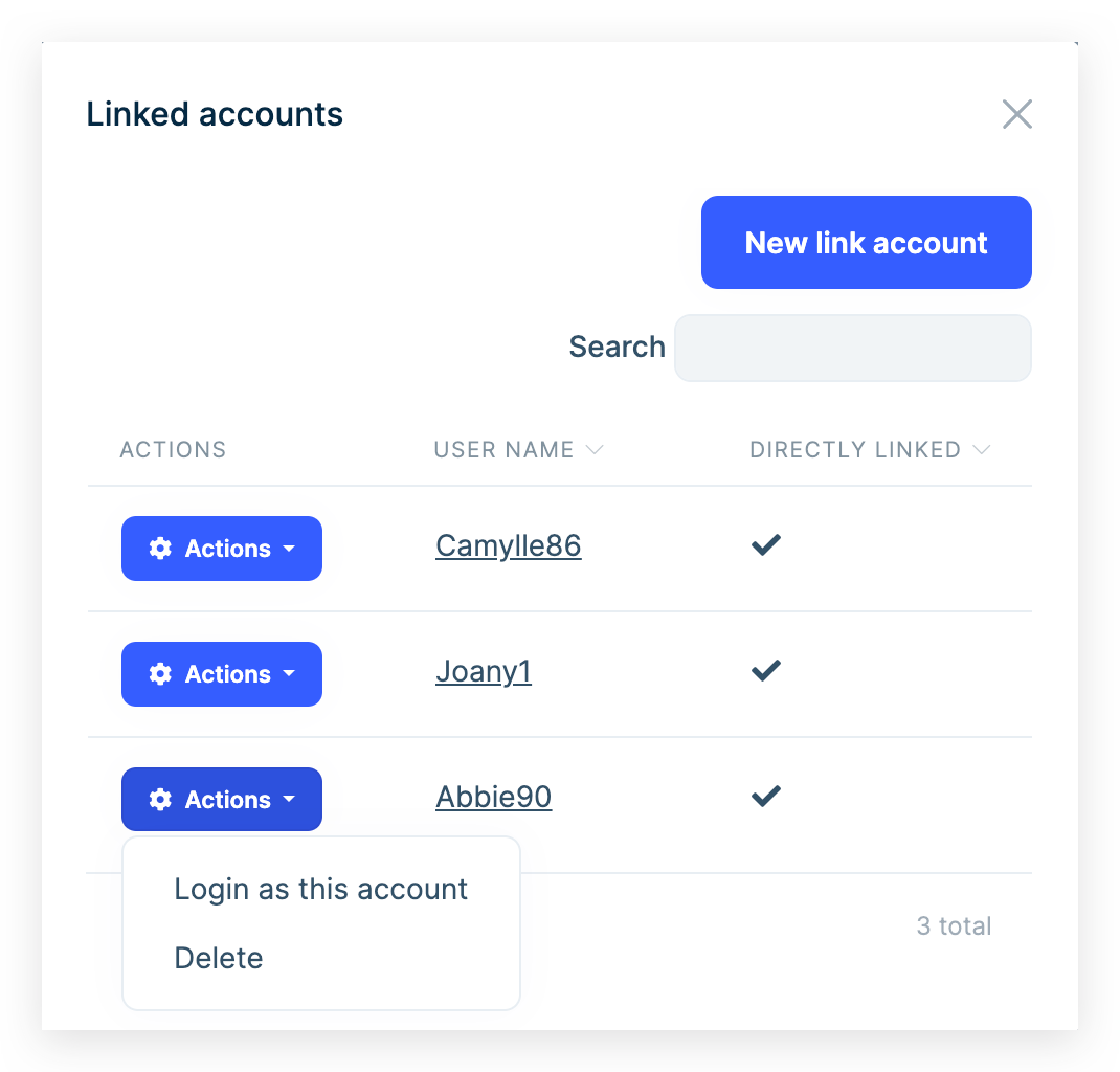 Linked Accounts | ABP.IO Documentation