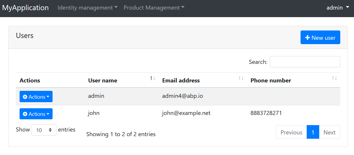 Microservice Demo Solution ABP.IO Documentation