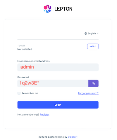 account-pro-module-login-page