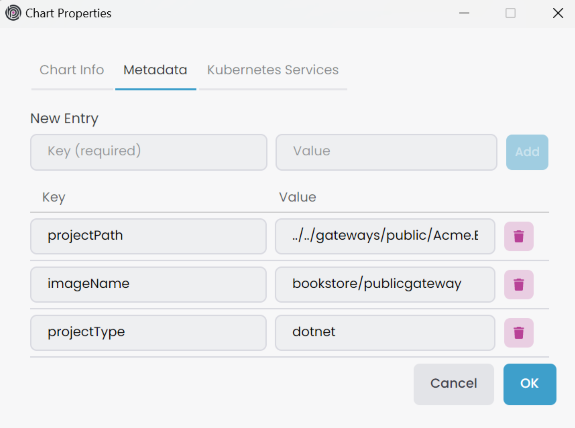 gateway-chart-properties