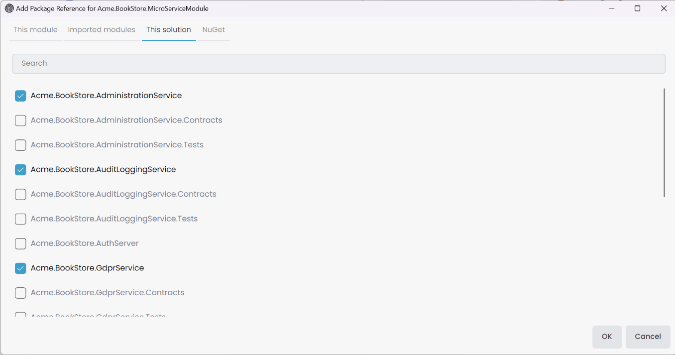 ABP Studio: Solution Explorer | ABP.IO Documentation