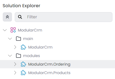 abp-studio-modular-crm-with-two-modules