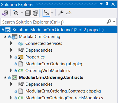 visual-studio-ordering-module-initial