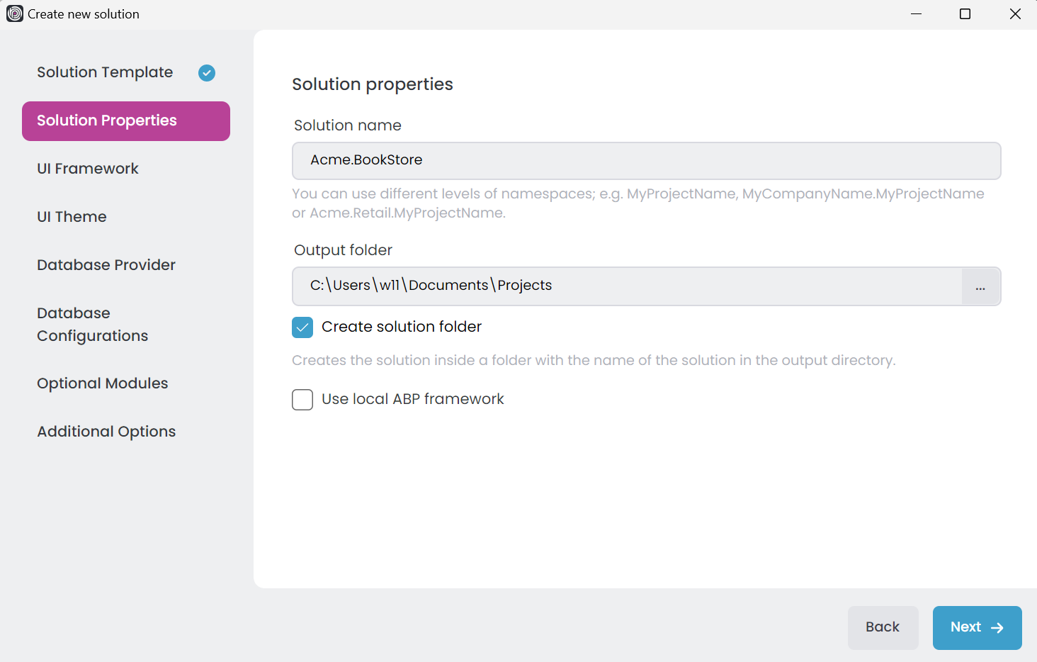 abp-studio-new-solution-dialog-solution-properties