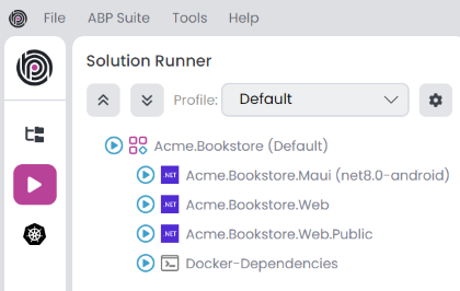 abp-studio-quick-start-example-applications-in-solution-runner