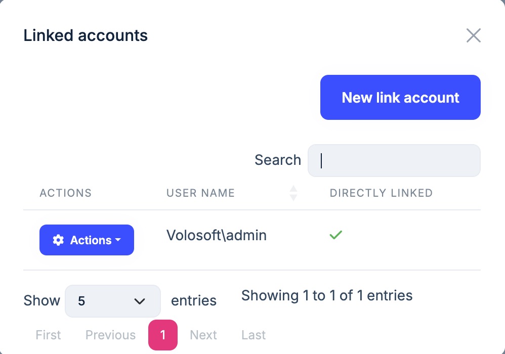 linkedaccountmodalactionmulti-tenancy