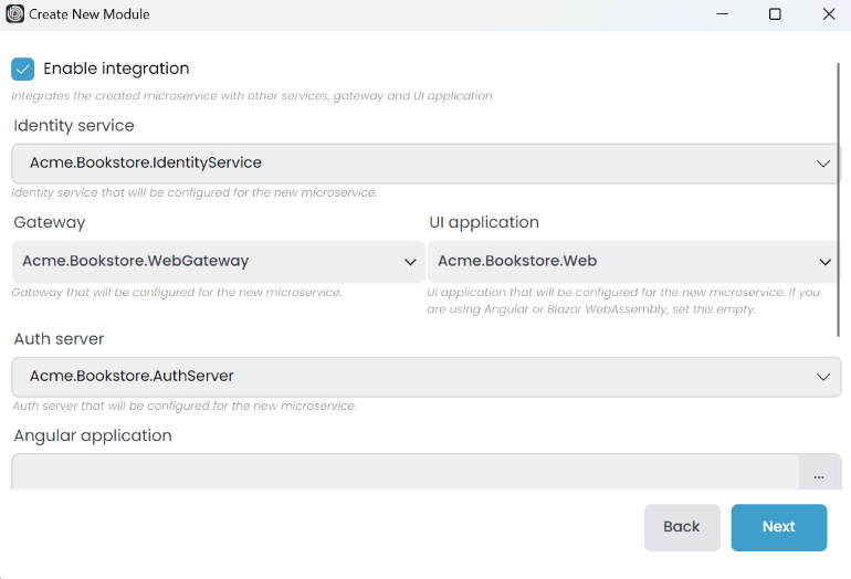 create-new-microservice-nolayers-enable-integration