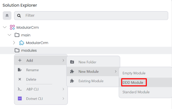 abp-studio-add-new-ddd-module