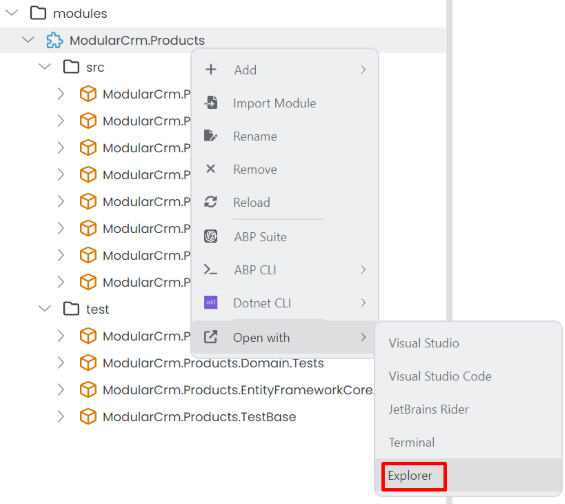 abp-studio-open-in-explorer
